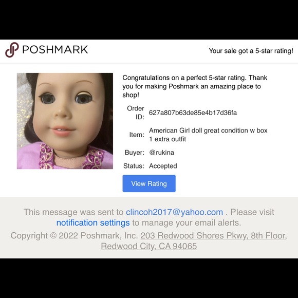 American girl doll Kaya with box and a Ag hair adornments - Picture 6 of 6